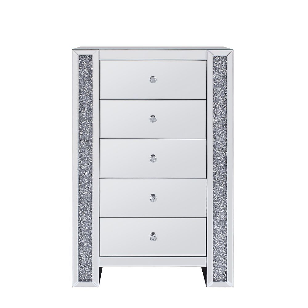 Noralie - Chest - Mirrored & Faux Diamonds ACME 