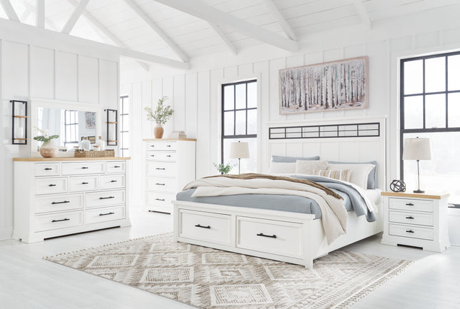 Ashbryn - Panel Storage Bedroom Set - Tony's Home Furnishings