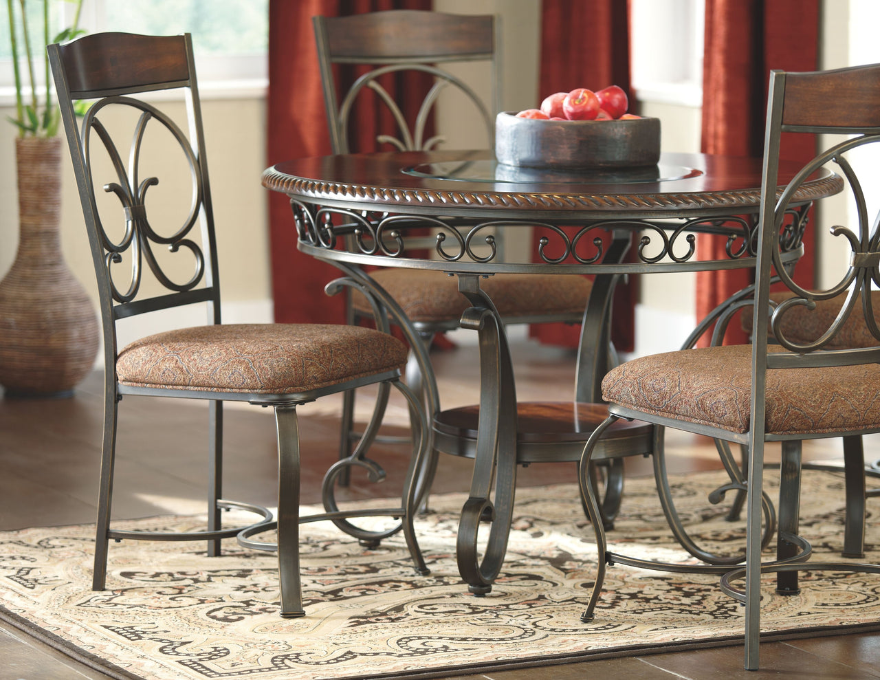 Glambrey - Brown - Round Dining Room Table - Tony's Home Furnishings