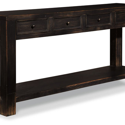 Gavelston - Black - Sofa Table Ashley Furniture 
