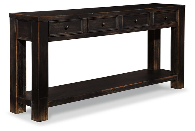 Gavelston - Black - Sofa Table Ashley Furniture 