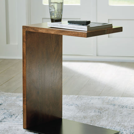 Wimshaw - Brown / Black - Accent Table Signature Design by Ashley® 