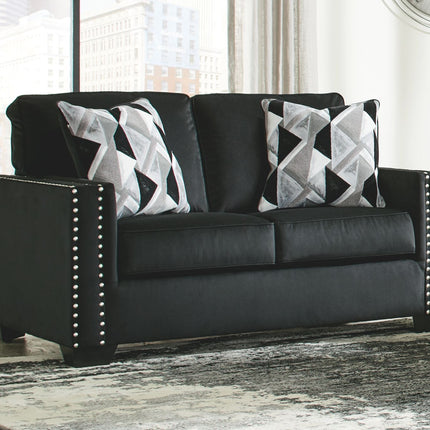 Gleston - Onyx - Loveseat Ashley Furniture 