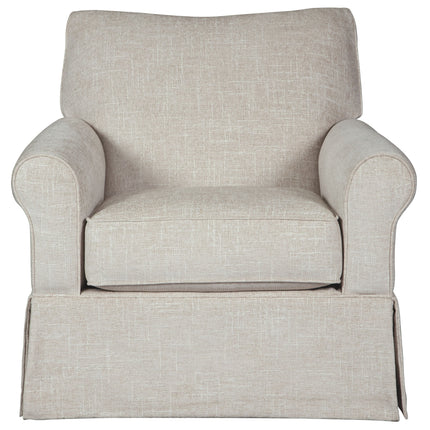 Searcy - Quartz - Swivel Glider Accent Chair Ashley Furniture 