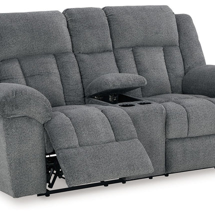 Tip-off - Power Reclining Loveseat With Console / Adj Headrest Signature Design by Ashley® 