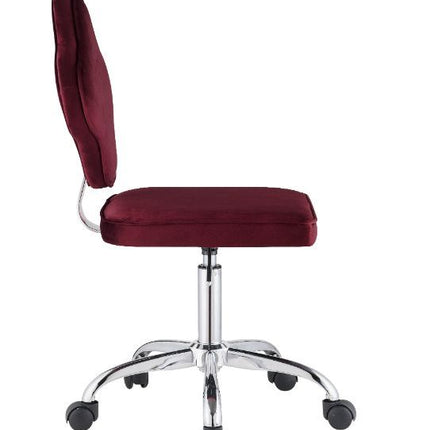 Clover - Office Chair - Red Velvet ACME 