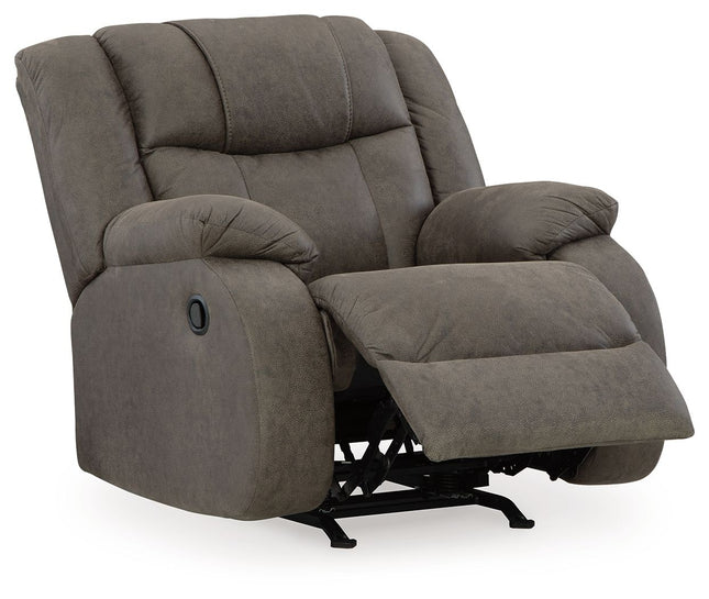 First Base - Gunmetal - Rocker Recliner Signature Design by Ashley® 