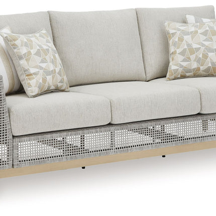 Seton Creek - Gray - 4 Pc. - Lounge Set Signature Design by Ashley® 