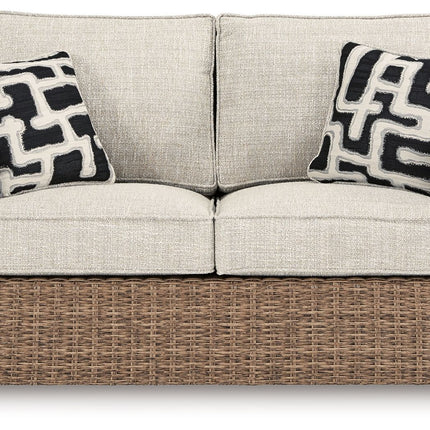 Beachcroft - Beige - Loveseat With Cushion Signature Design by Ashley® 