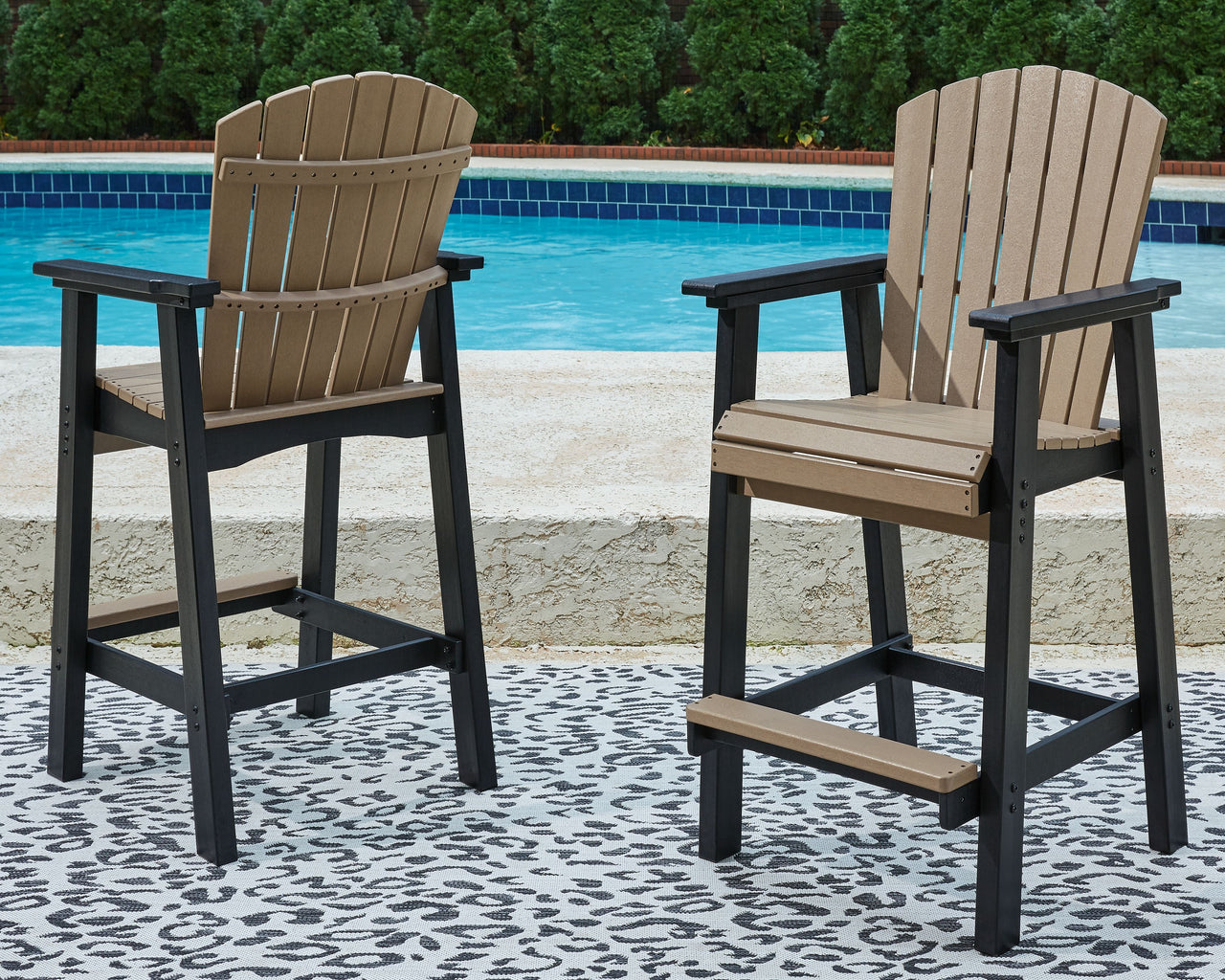 Fairen Trail - Black / Driftwood - 5 Pc. - Dining Set With 4 Chairs - Tony's Home Furnishings