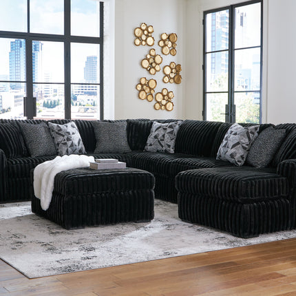 Midnight-Madness - Sectional Set Signature Design by Ashley® 