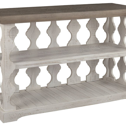 Havalance - Gray / White - Console Sofa Table Ashley Furniture 