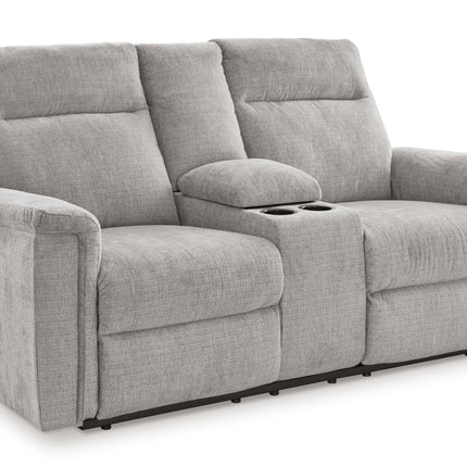 Barnsana - Dbl Power Reclining Loveseat With Console Signature Design by Ashley® 