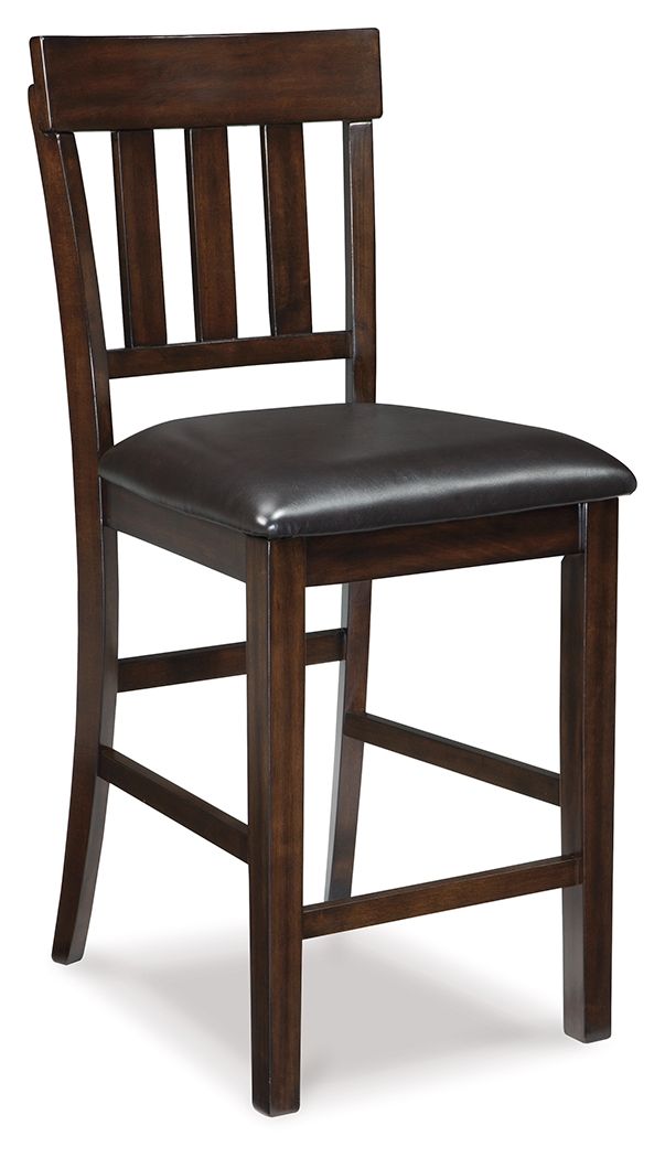 Haddigan - Dark Brown - Upholstered Barstool (Set of 2) Ashley Furniture 