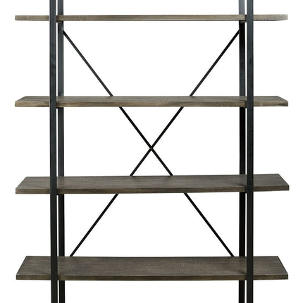 Gilesgrove - Black / Gray - Bookcase Ashley Furniture 