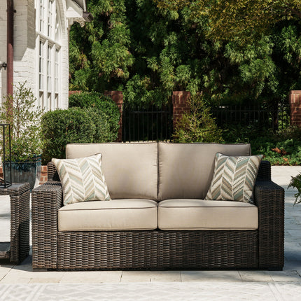 Coastline Bay - Brown - Loveseat W/Cushion Signature Design by Ashley® 