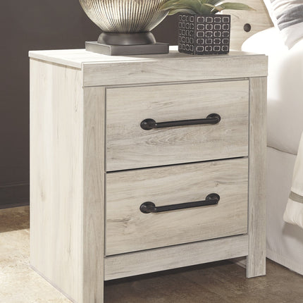 Cambeck - Whitewash - Two Drawer Night Stand Ashley Furniture 