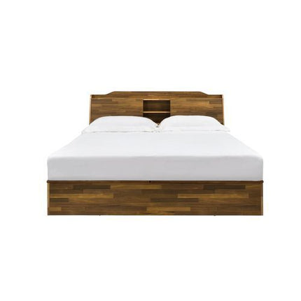 Hestia - Queen Bed - Walnut Finish ACME 