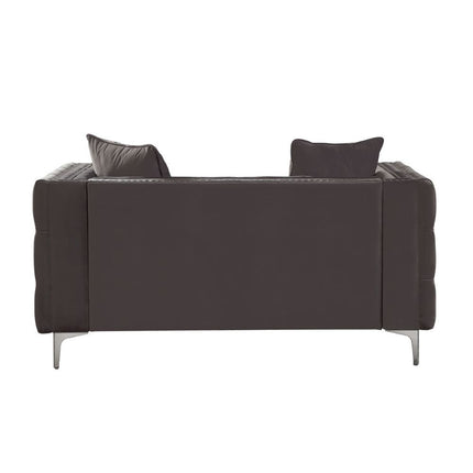 Gillian II - Loveseat - Dark Gray Velvet ACME 