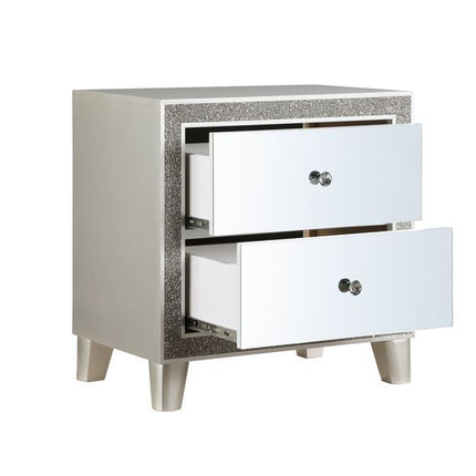 Sliverfluff - Nightstand - Mirrored & Champagne Finish ACME 