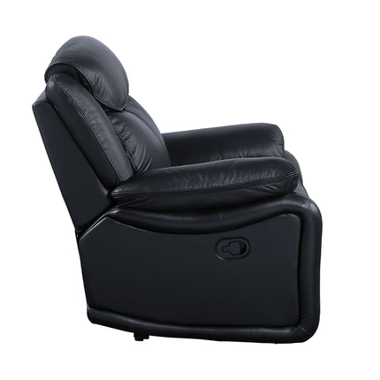 Ralorel - Loveseat - Black Top Grain Leather ACME 