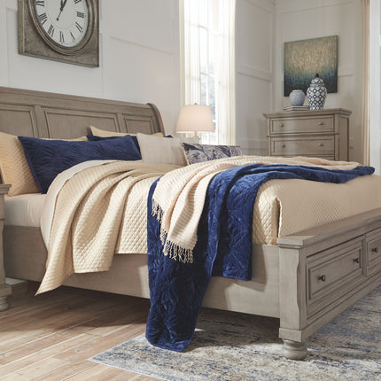 Lettner - Sleigh Bedroom Set Signature Design by Ashley® 