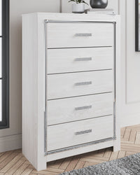 Thumbnail for Altyra - White - Five Drawer Chest Ashley Furniture 