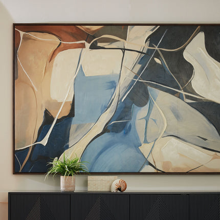 Avalen - Blue / Brown / Beige - Wall Art Signature Design by Ashley® 