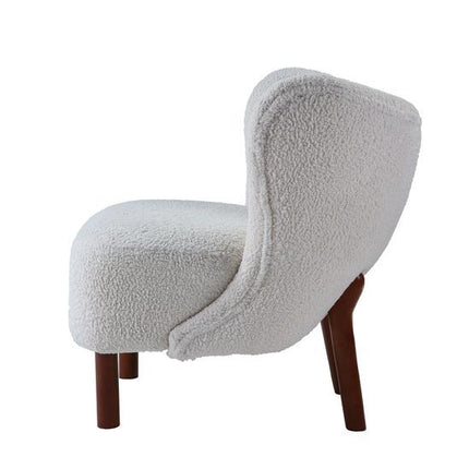 Zusud - Accent Chair - White Teddy Sherpa ACME 