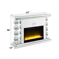 Noralie - Fireplace - Mirrored - 36