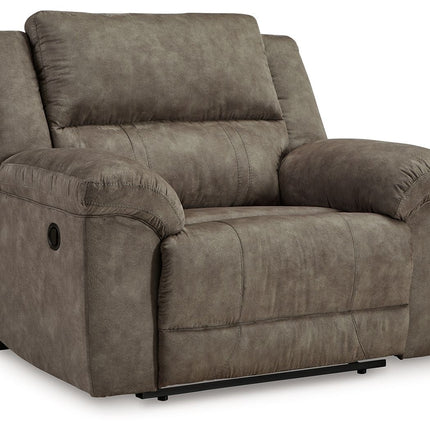 Laresview - Fossil - Zero Wall Wide Seat Recliner Signature Design by Ashley® 