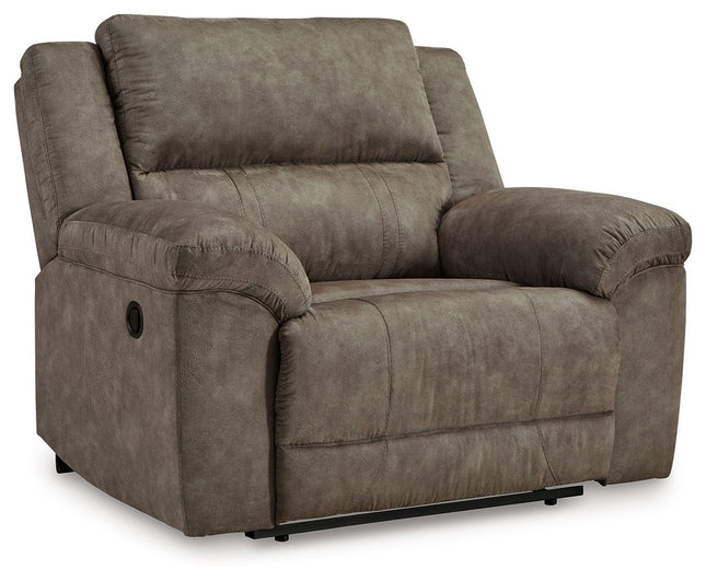 Laresview - Fossil - Zero Wall Wide Seat Recliner Signature Design by Ashley® 