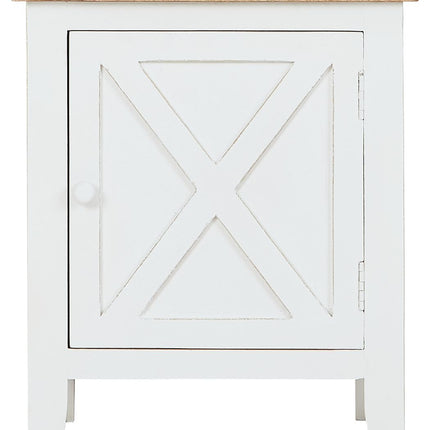 Gylesburg - White / Brown - Accent Cabinet Ashley Furniture 