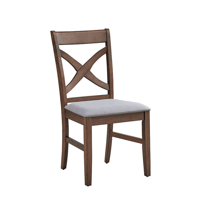 Ferris - Side Chair (Set of 2) - Brown Finish ACME 