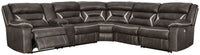 Thumbnail for Kincord - Midnight - 5 Pc. - Left Arm Facing Power Sofa With Console 4 Pc Sectional, Rocker Recliner - Tony's Home Furnishings