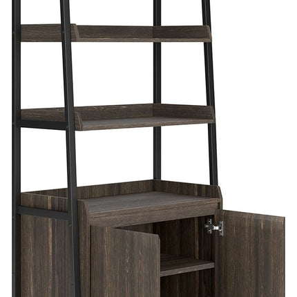 Zendex - Dark Brown - Bookcase Signature Design by Ashley® 