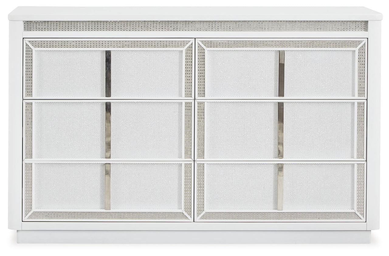 Chalanna - White - Dresser Signature Design by Ashley® 
