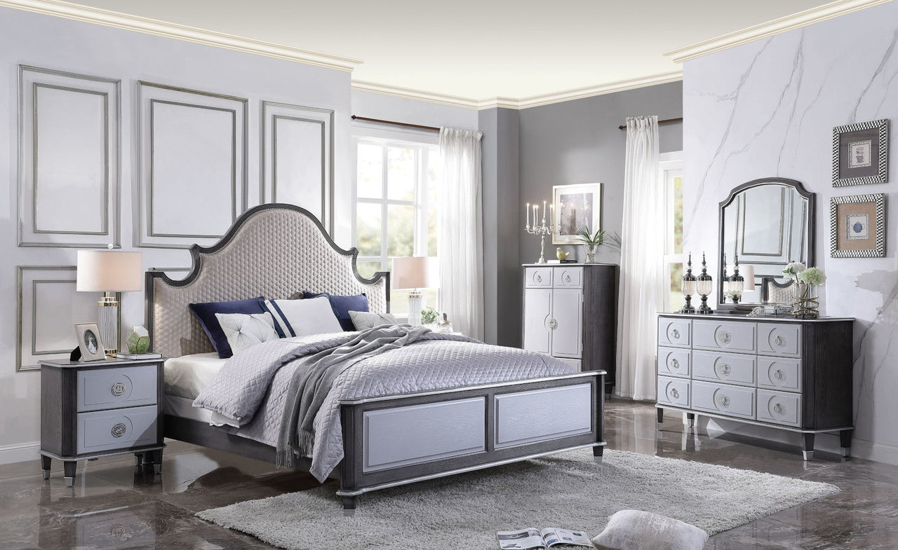 House - Beatrice Mirror - Charcoal Finish ACME 