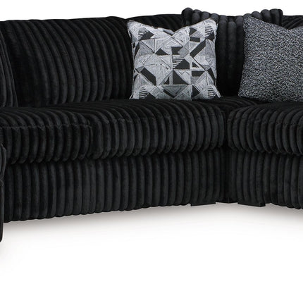 Midnight-Madness - Sectional Set Signature Design by Ashley® 