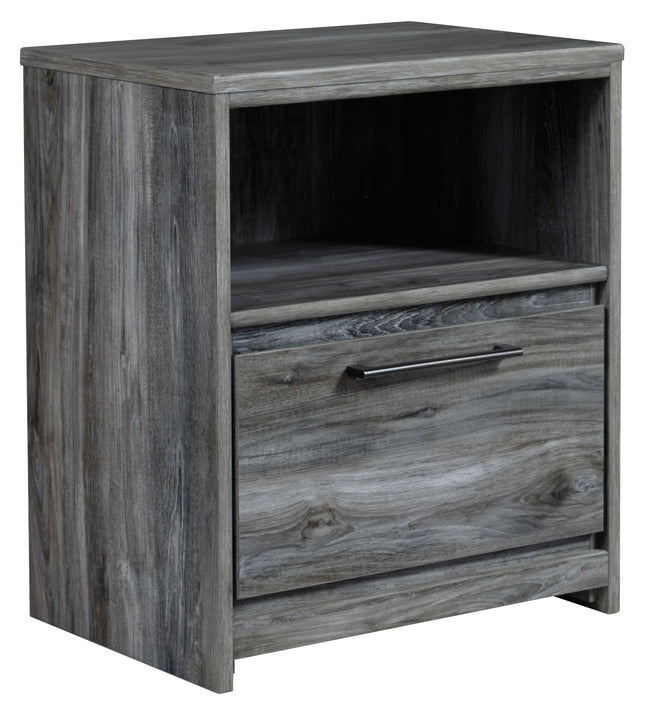 Baystorm - Gray - One Drawer Night Stand Ashley Furniture 