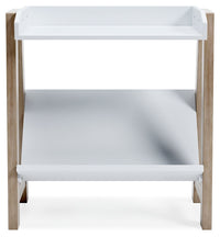 Thumbnail for Blariden - White / Tan - Small Bookcase - Tony's Home Furnishings