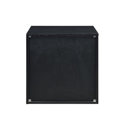 Jabir - Accent Table - Black With Silver Trim ACME 