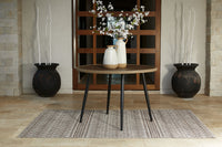 Thumbnail for Amaris - Brown / Black - Round Dining Table - Tony's Home Furnishings