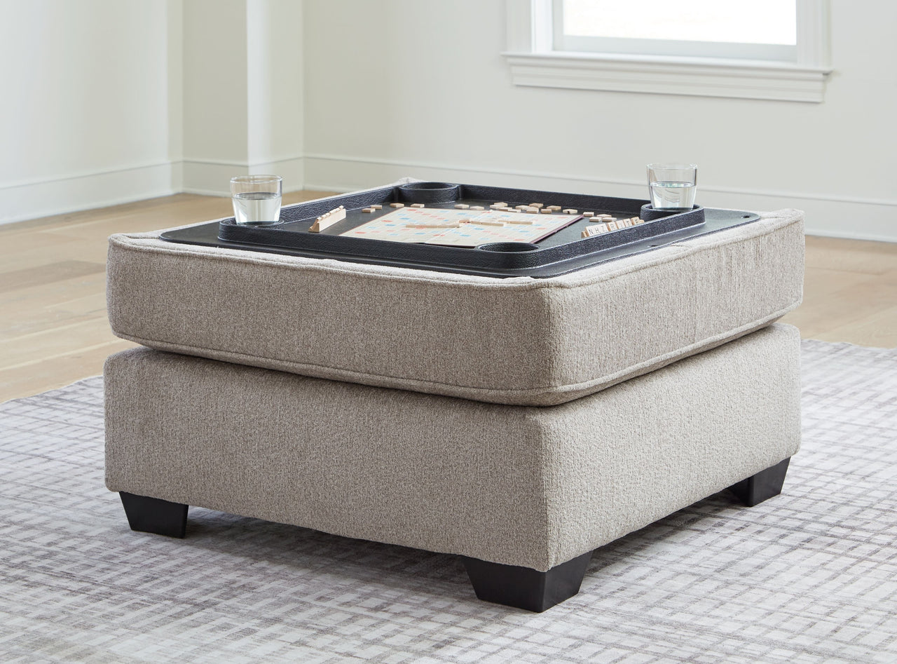 Claireah - Umber - Ottoman With Storage - Tony's Home Furnishings