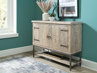 Thumbnail for Laddford - Whitewash - Accent Cabinet - 2-shelves - Tony's Home Furnishings