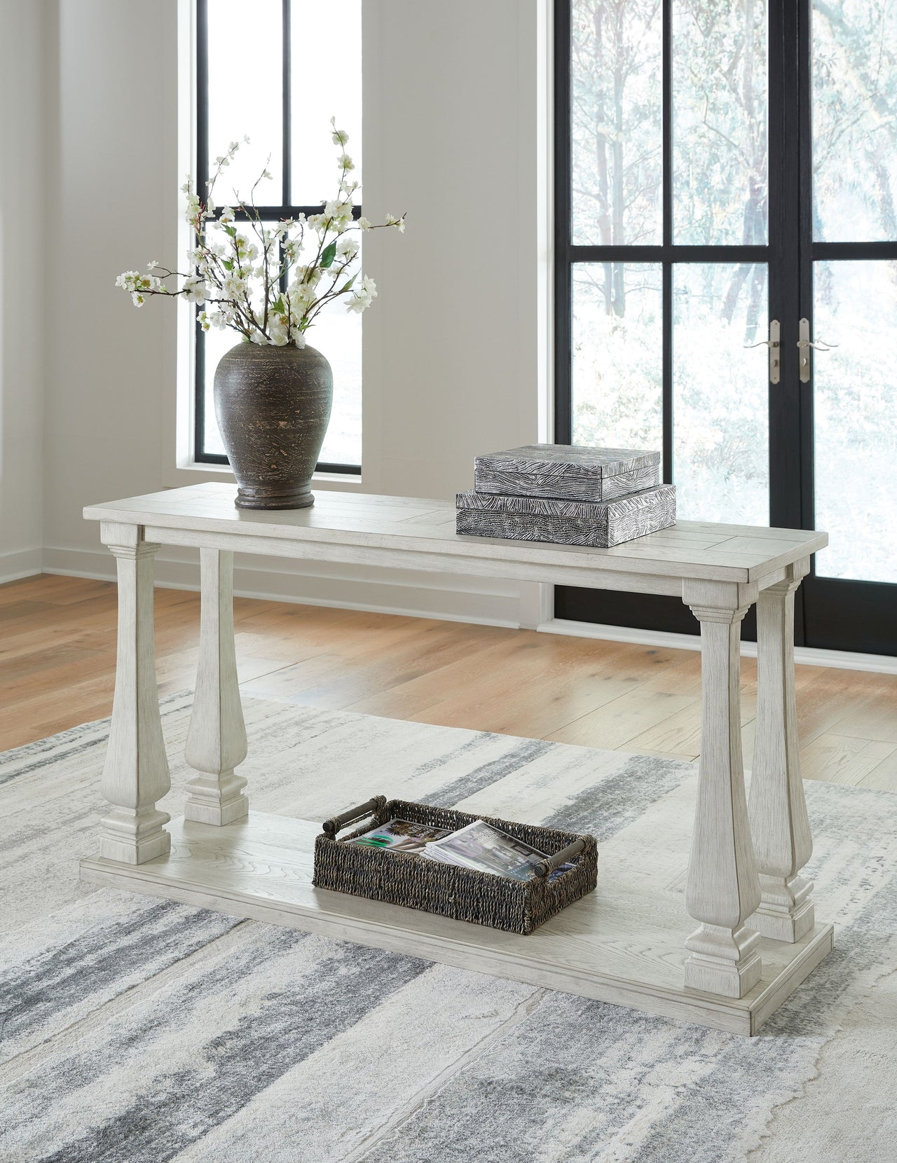 Arlendyne - Antique White - Sofa Table - Tony's Home Furnishings