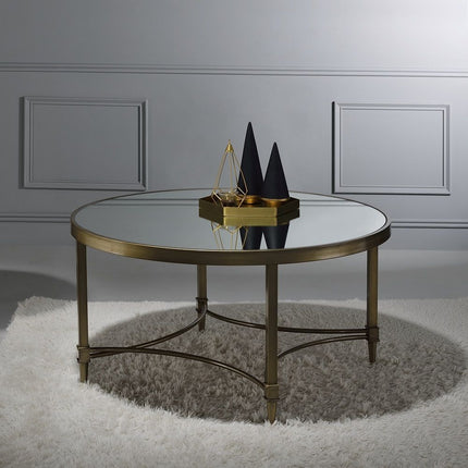 Aditya - Coffee Table - Antique Brass - Tony's Home Furnishings