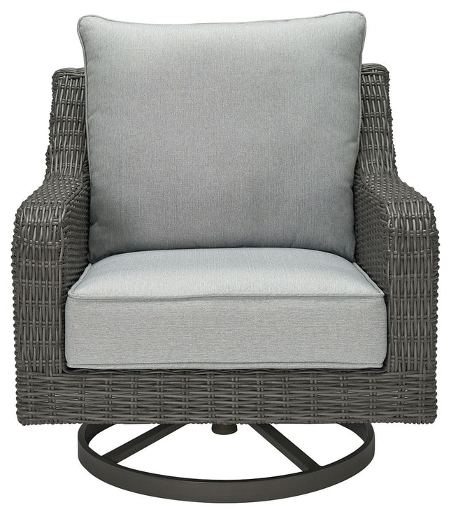 Elite Park - Gray - Swivel Lounge W/ Cushion Signature Design by Ashley® 