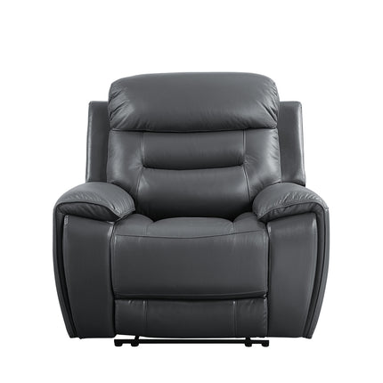 Lamruil - Recliner - Gray Top Grain Leather ACME 