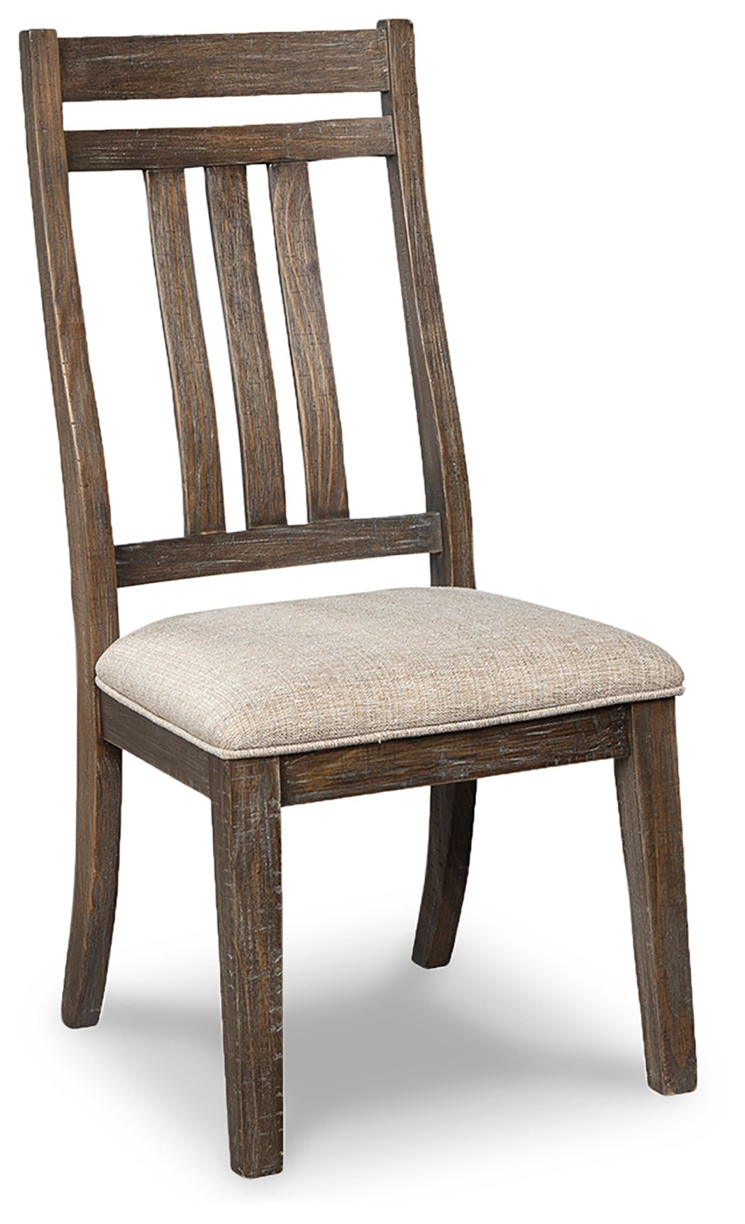 Wyndahl - Rustic Brown - Dining Uph Side Chair (Set of 2) - Slatback - Tony's Home Furnishings